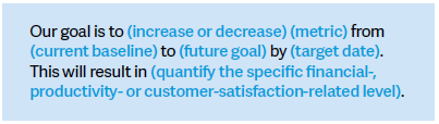 Goal statement