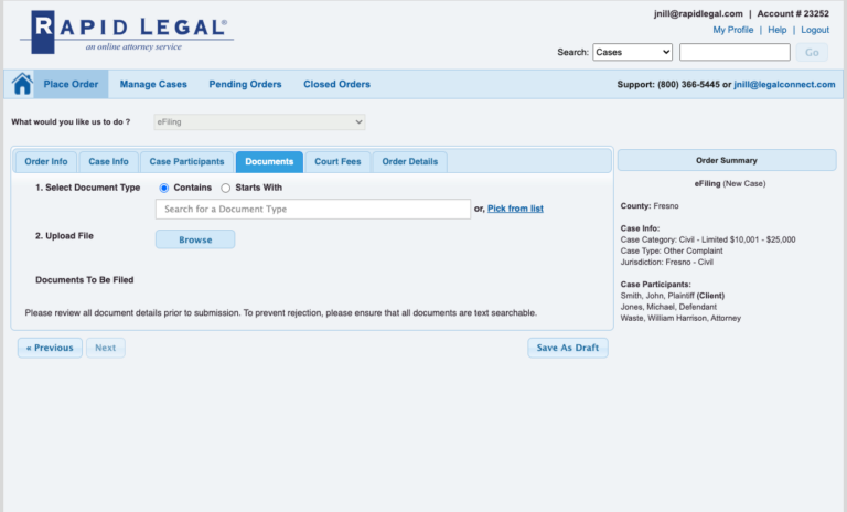 eFiling Documents New Workflow eFiling Documents New Workflow