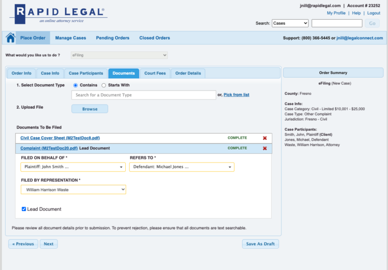 eFiling Documents New Workflow eFiling Documents New Workflow